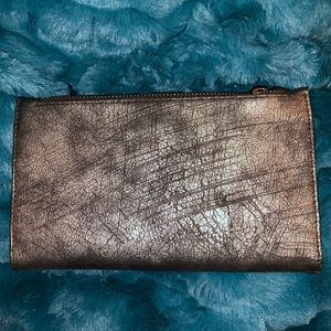 Metallic black wallet